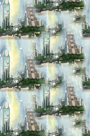 建筑印花华亿平台图片