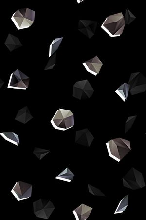 抽象几何多边形印花华亿平台图片