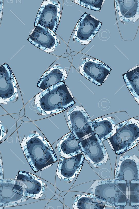 蝴蝶翩迁印花华亿平台图片