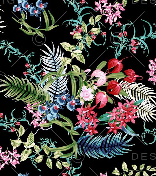 乱花印花华亿平台图片