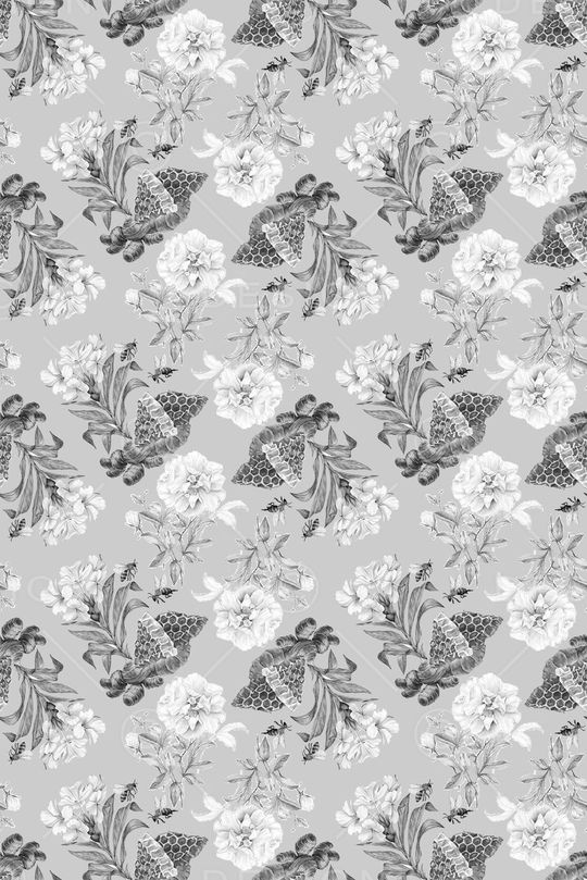 蜜蜂印花华亿平台图片