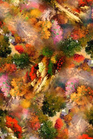 牡丹印花华亿平台图片