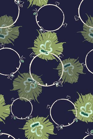 圆圈与波点印花华亿平台图片