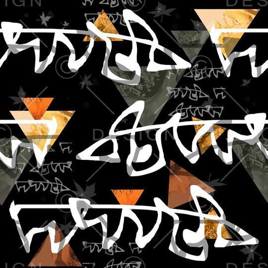 抽象印花华亿平台图片