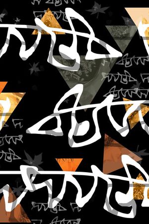 抽象印花华亿平台图片