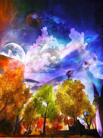 天空印花华亿平台图片