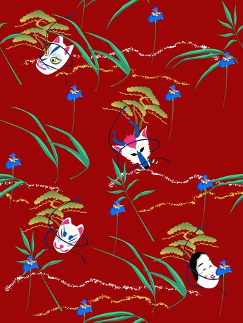 植物印花华亿平台图片