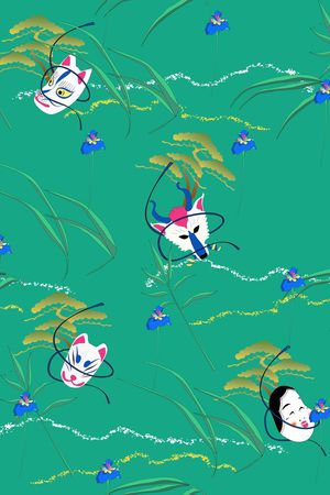 植物印花华亿平台图片