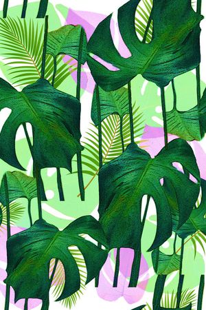 不规则几何印花华亿平台图片