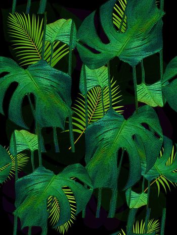 植物印花华亿平台图片