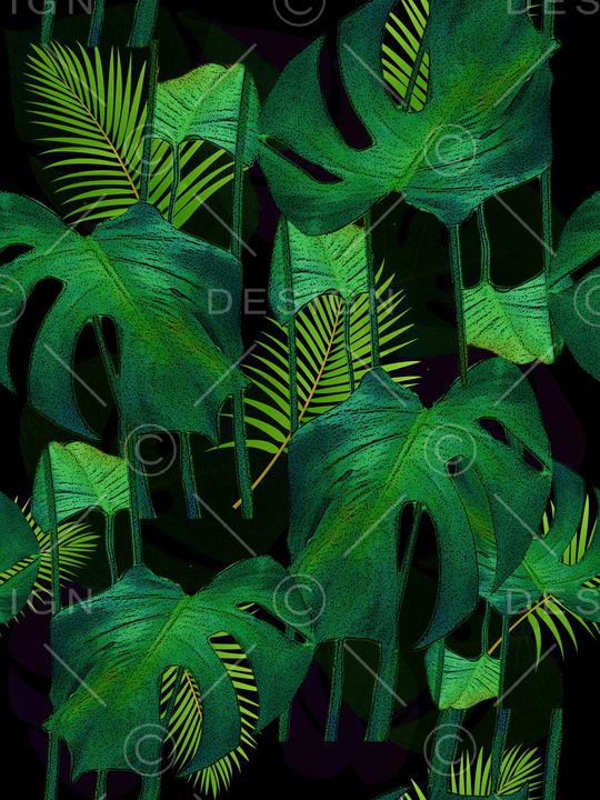 植物印花华亿平台图片