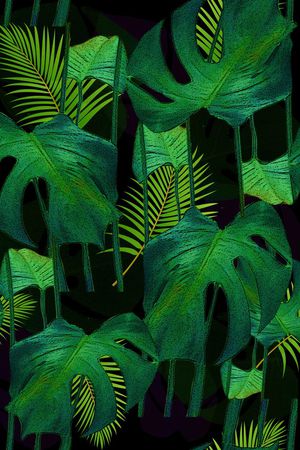 植物印花华亿平台图片