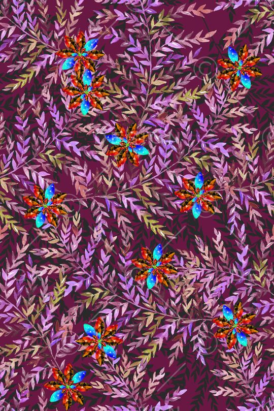 乱花印花华亿平台图片