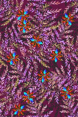 乱花印花华亿平台图片