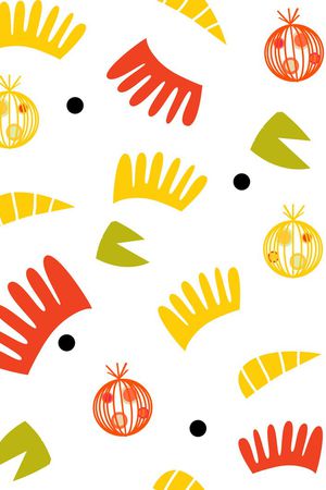 不规则几何印花华亿平台图片