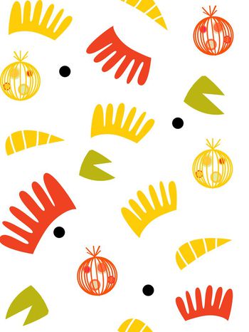 不规则几何印花华亿平台图片