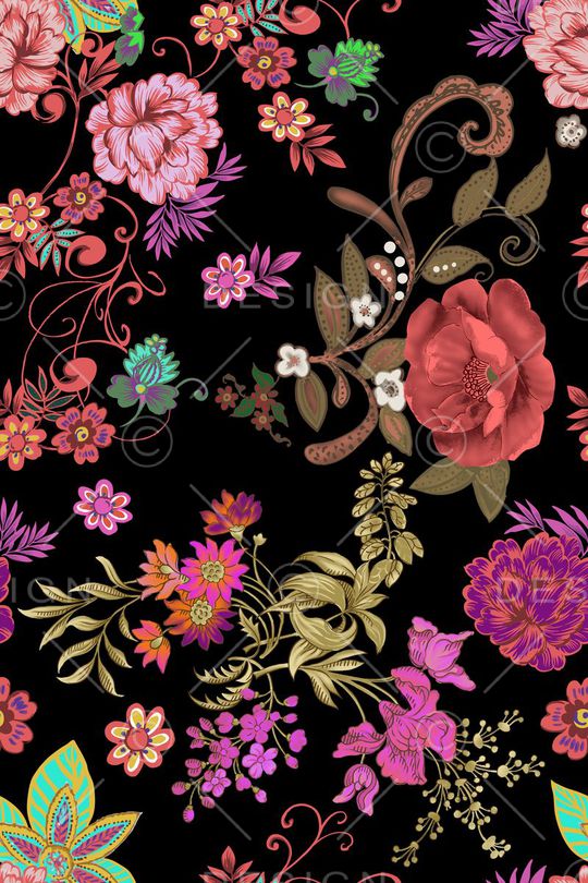 乱花印花华亿平台图片