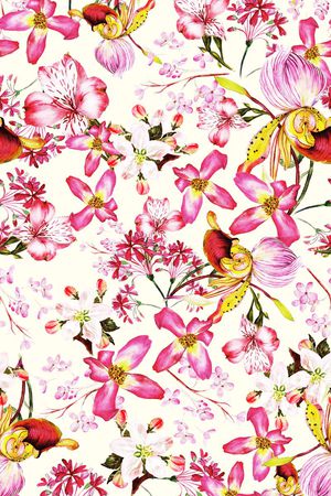 小清新印花华亿平台图片