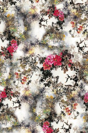 抽象印花华亿平台图片