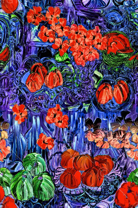 抽象印花华亿平台图片