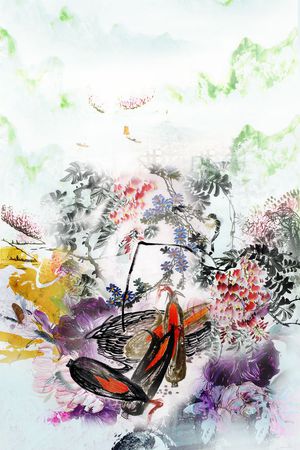 国画印花华亿平台图片