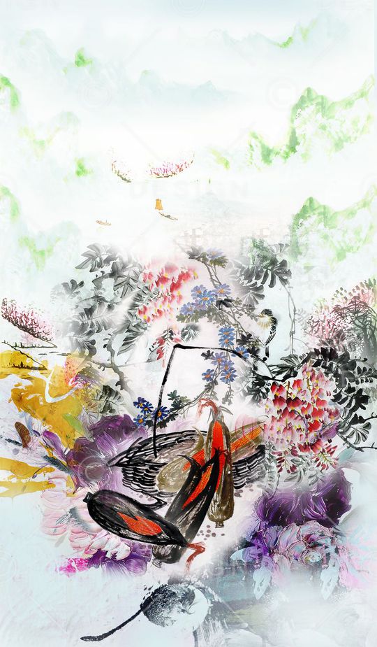 国画印花华亿平台图片