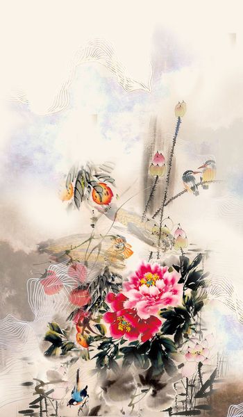 国画印花华亿平台图片