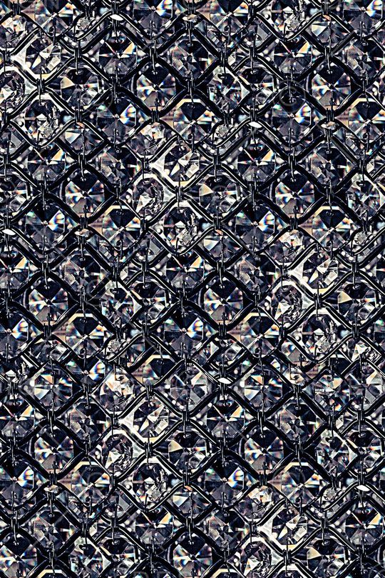 抽象手绘几何金属钻石印花印花华亿平台图片