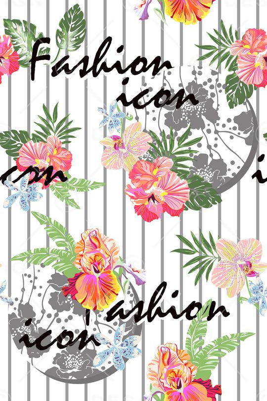 兰花印花华亿平台图片