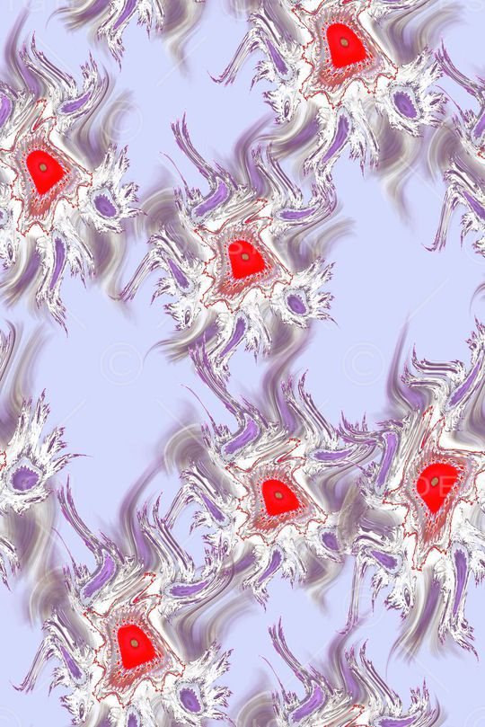 抽象手绘几何肌理纹印花印花华亿平台图片