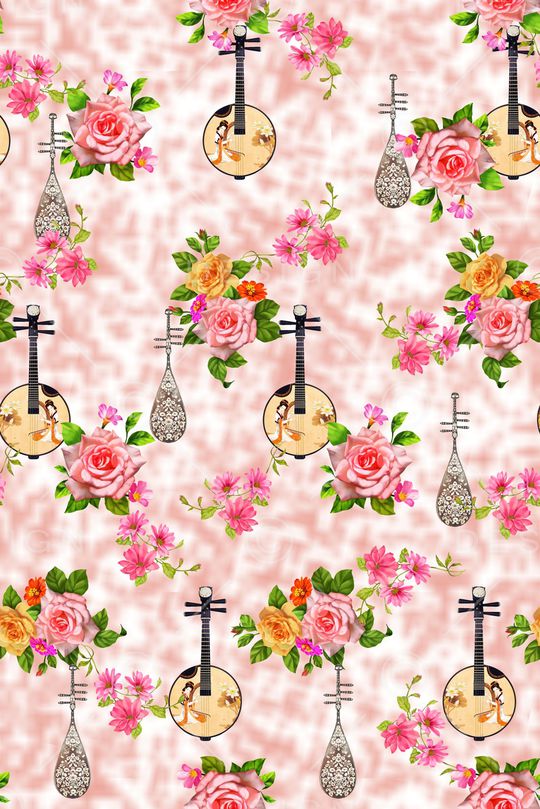 玫瑰印花华亿平台图片