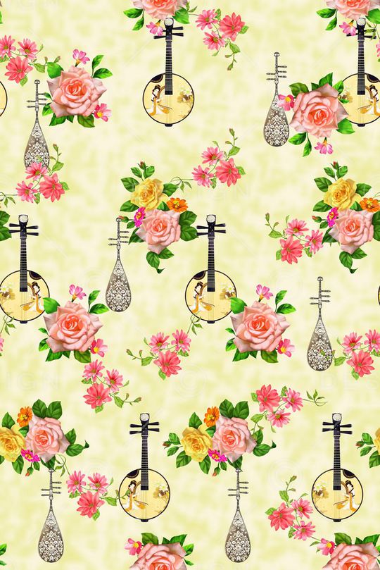 玫瑰印花华亿平台图片