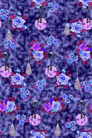 玫瑰印花华亿平台图片