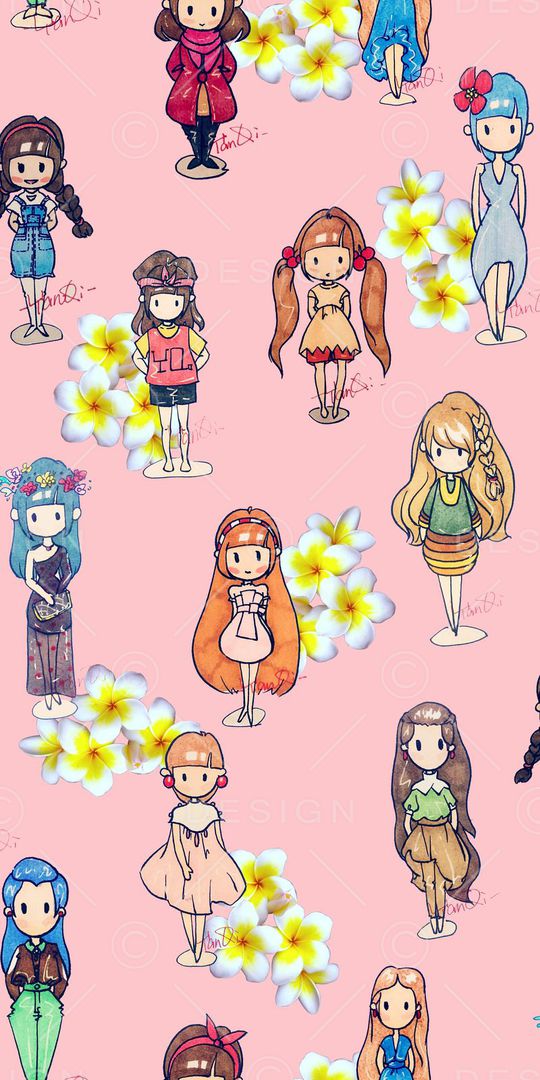 卡通人物印花华亿平台图片