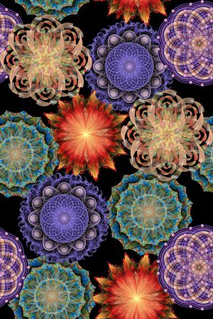 抽象印花华亿平台图片