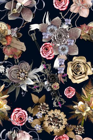 花朵印花华亿平台图片