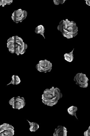 男装花卉印花华亿平台图片