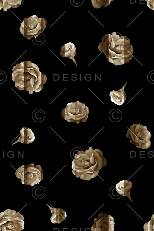 男装花卉印花华亿平台图片