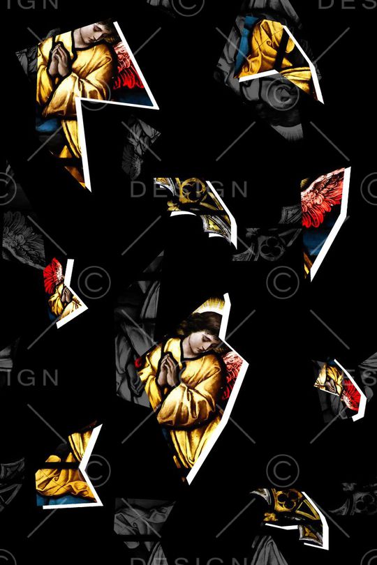 人物像印花华亿平台图片