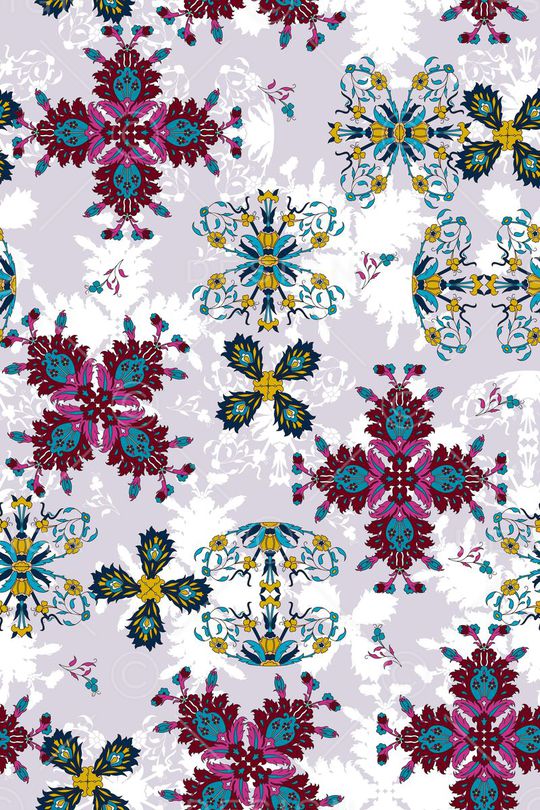 不规则几何印花华亿平台图片