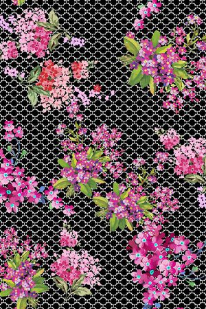 莫妮卡-大牌华亿平台印花华亿平台图片