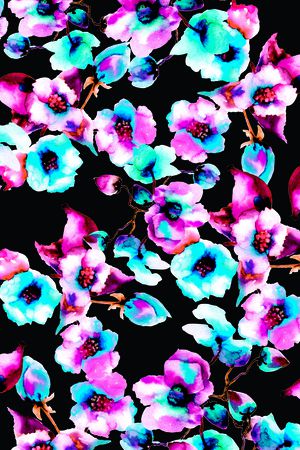 小碎花印花华亿平台图片