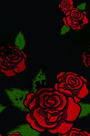 玫瑰印花华亿平台图片