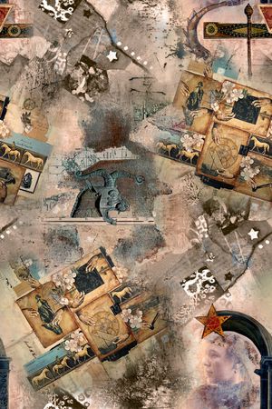 抽象印花华亿平台图片