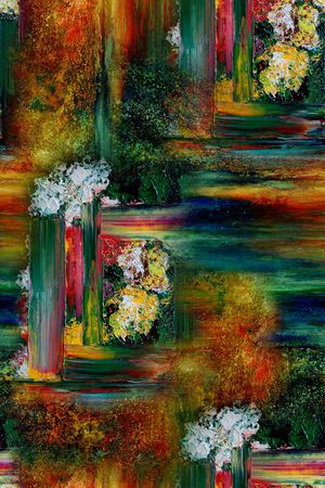 抽象印花华亿平台图片