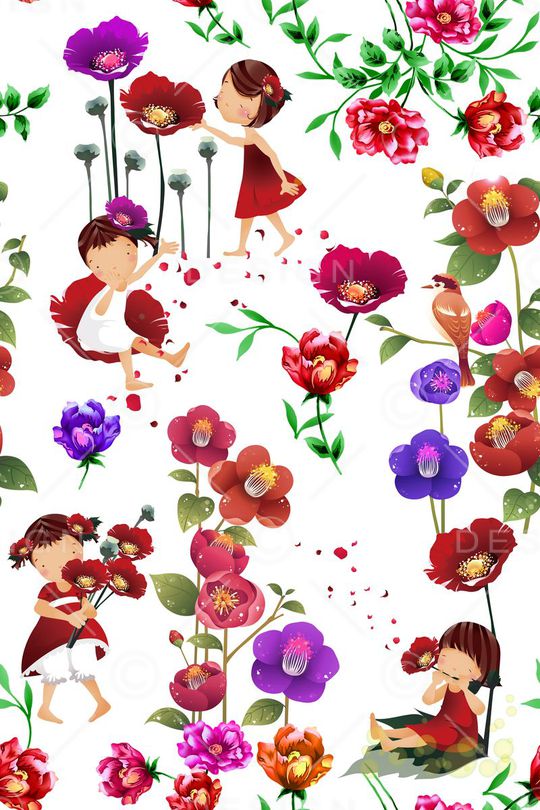 乱花印花华亿平台图片