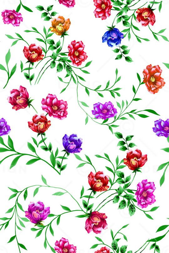 乱花印花华亿平台图片