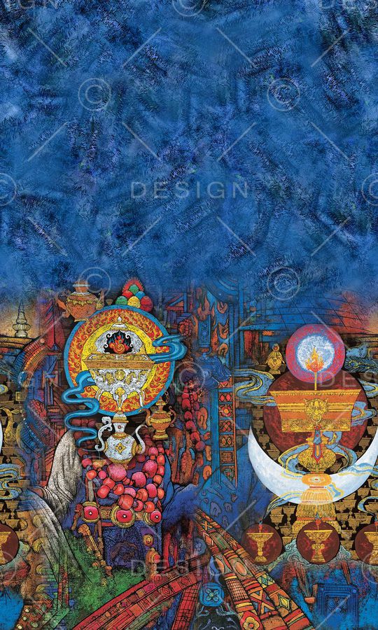 民族风印花华亿平台图片