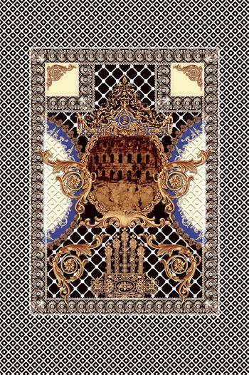 民族图案印花华亿平台图片