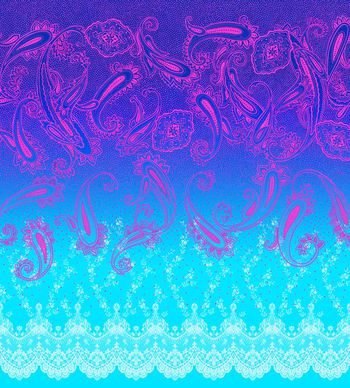 浸染渐变印花华亿平台图片